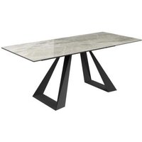 Product photograph of Lavante Grey Ceramic 6-8 Seater Extending Dining Table from Choice Furniture Superstore