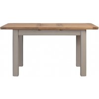 Product photograph of Clarion Oak And Grey Painted Extending Dining Table from Choice Furniture Superstore