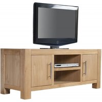 Product photograph of Milano Oak Large Tv Unit from Choice Furniture Superstore