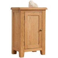 Product photograph of Dorset Oak Compact Hall Cabinet from Choice Furniture Superstore