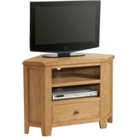 Product photograph of Dorset Oak Corner Tv Unit from Choice Furniture Superstore