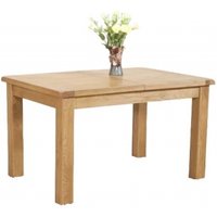 Product photograph of Dorset Oak 4 Seater Extending Dining Table from Choice Furniture Superstore