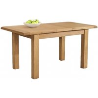 Product photograph of Dorset Oak Large 4 Seater Extending Dining Table from Choice Furniture Superstore
