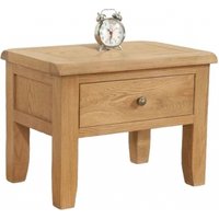 Product photograph of Dorset Oak Side Table from Choice Furniture Superstore