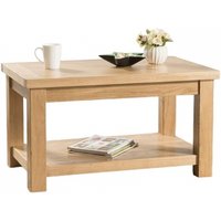 Product photograph of Cambridge Oak Standard Coffee Table from Choice Furniture Superstore