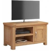 Product photograph of Clarion Oak Small Tv Unit from Choice Furniture Superstore