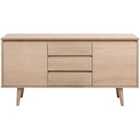 Product photograph of Nibley White Oak 150cm Medium 2 Door Sideboard from Choice Furniture Superstore