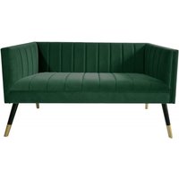 Product photograph of Liverpool Green Fabric 2 Seater Sofa from Choice Furniture Superstore