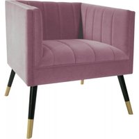 Product photograph of Liverpool Pink Fabric Tub Chair from Choice Furniture Superstore