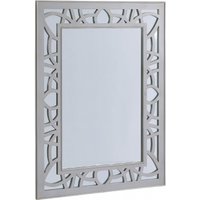 Product photograph of Cardiff Grey Wall Mirror from Choice Furniture Superstore