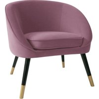 Product photograph of Milton Pink Fabric Tub Chair from Choice Furniture Superstore