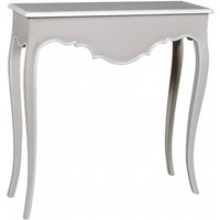 Product photograph of Chateau French Distressed Linen And Off-white Console Table from Choice Furniture Superstore