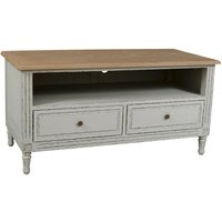 Product photograph of Charlotte French Distressed Stone Grey Tv Unit from Choice Furniture Superstore