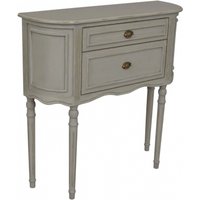 Product photograph of Gustine French Grey 2 Drawer Chest from Choice Furniture Superstore