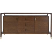 Product photograph of Lafe Walnut 2 Door Large Sideboard from Choice Furniture Superstore