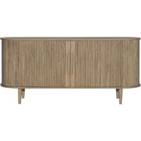 Product photograph of Ruso Mc Classic Fluted Wood 2 Door Curved Large Sideboard from Choice Furniture Superstore