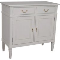 Product photograph of Bonaparte French Putty Painted 2 Drawer Sideboard from Choice Furniture Superstore