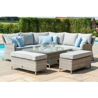 Product photograph of Maze Oxford Royal Rattan Corner Dining Sofa Set from Choice Furniture Superstore