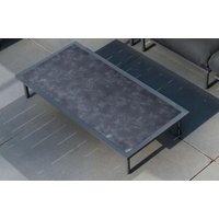 Product photograph of Alexander Rose Beach Lounge Flint Coffee Table With Aluminium Pebble Top from Choice Furniture Superstore