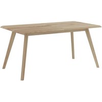 Product photograph of Bergen Scandinavian Oak 4 Seater Extending Dining Table from Choice Furniture Superstore