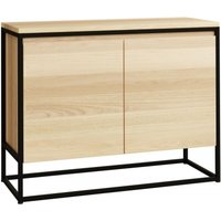 Product photograph of Stockholm Natural And Sideboard 105cm With 2 Door from Choice Furniture Superstore
