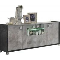Product photograph of Milo Italian Grey 190cm Extra Large 4 Door Sideboard from Choice Furniture Superstore
