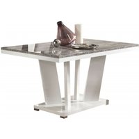 Product photograph of Naro Italian 6 Seater Pedestal Dining Table from Choice Furniture Superstore