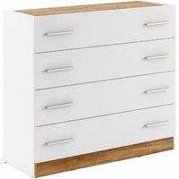 Product photograph of Kern White 4 Drawer Chest from Choice Furniture Superstore