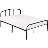 Product photograph of Milton Black Metal 4ft Small Double Bed from Choice Furniture Superstore