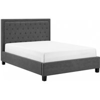 Product photograph of Limelight Rhea Dark Grey Fabric Bed - Sizes Available from Choice Furniture Superstore