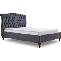 Product photograph of Limelight Rosa Dark Grey Fabric Bed - Sizes Available from Choice Furniture Superstore