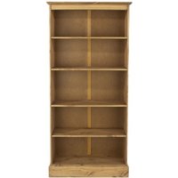 Product photograph of Cotswold Pine Tall Bookcase from Choice Furniture Superstore
