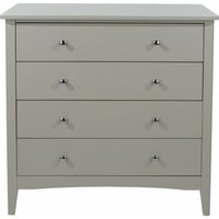 Product photograph of Como Grey Painted 4 Drawer Chest from Choice Furniture Superstore