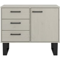 Product photograph of Texas Grey 90cm Small Sideboard from Choice Furniture Superstore