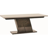 Product photograph of Alf Italia Teodora Cream Gloss 8-10 Seater Extending Pedestal Dining Table from Choice Furniture Superstore