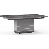 Product photograph of Alf Italia Versilia Black 6-8 Seater Extending Pedestal Dining Table from Choice Furniture Superstore