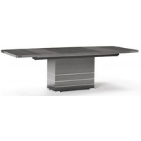 Product photograph of Alf Italia Versilia Black 8-10 Seater Extending Pedestal Dining Table from Choice Furniture Superstore