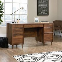 Product photograph of Teknik Clifton Place Executive 4 Drawer Desk from Choice Furniture Superstore