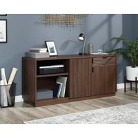 Product photograph of Teknik Elstree Mahogany Credenza Desk from Choice Furniture Superstore