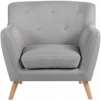Product photograph of Teknik Skandi Grey Fabric Armchair from Choice Furniture Superstore