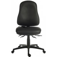 Product photograph of Teknik Ergo Comfort Air Black Pu High Back Executive Adjustable Swivel Office Chair from Choice Furniture Superstore