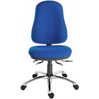 Product photograph of Teknik Ergo Comfort Steel Fabric Executive Adjustable Swivel Office Chair - Comes In Black And Blue from Choice Furniture Superstore