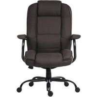 Product photograph of Teknik Goliath Duo Bark Brown Fabric Office Chair from Choice Furniture Superstore