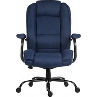 Product photograph of Teknik Goliath Duo Ink Blue Fabric Executive Office Chair from Choice Furniture Superstore