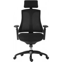 Product photograph of Teknik Rapport Mesh Fabric Executive Chair - Comes In Black And Red Options from Choice Furniture Superstore