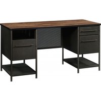 Product photograph of Teknik Boulevard Cafe Black And Oak Desk from Choice Furniture Superstore