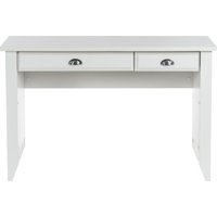 Product photograph of Teknik Soft 2 Drawer White Laptop Desk from Choice Furniture Superstore