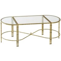 Product photograph of Mindy Brownes Andria Antique Gold Coffee Table Set from Choice Furniture Superstore