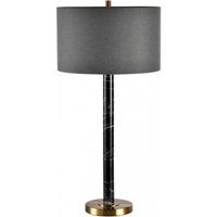 Product photograph of Mindy Brownes Newton Charcoal Brass Table Lamp from Choice Furniture Superstore