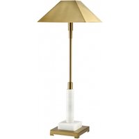 Product photograph of Mindy Brownes Empress Buffet Gold And White Table Lamp from Choice Furniture Superstore